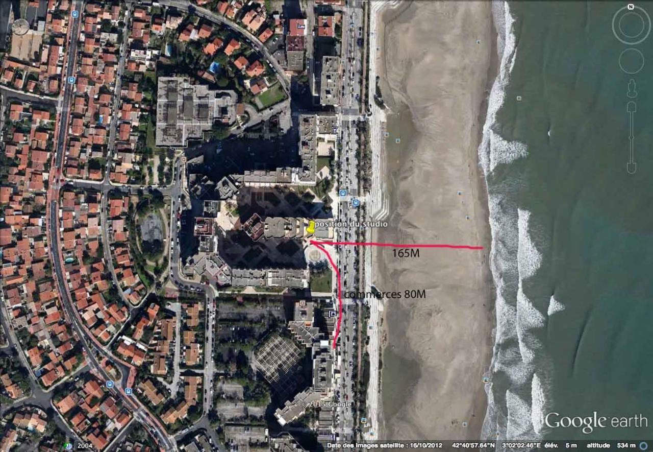 Studio Vue Mer Et Cap Canet-en-Roussillon Εξωτερικό φωτογραφία